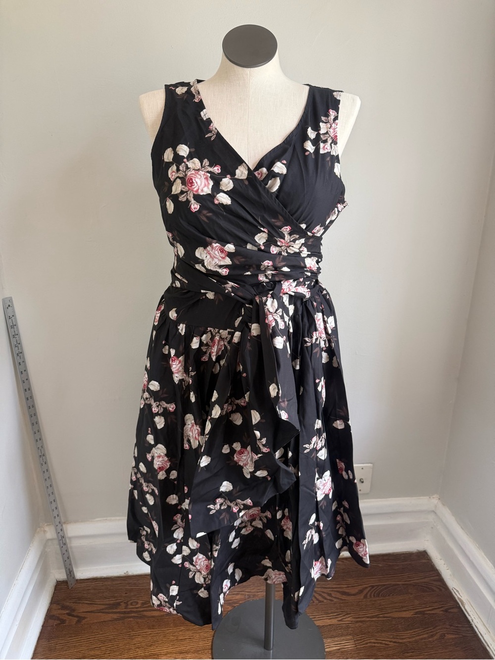 NWT sz 1X Chic Star Wrap Dress Midi Floral Plus Size
